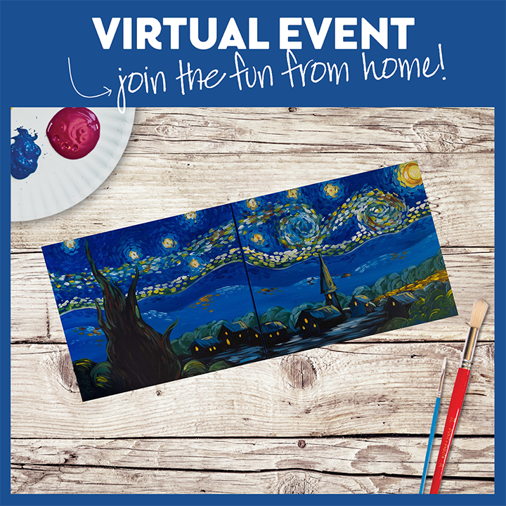 LIVE INTERACTIVE VIRTUAL CLASS - ART KIT INCLUDED (HAVE SUPPLIES? THEN IT'S ONLY $15!)